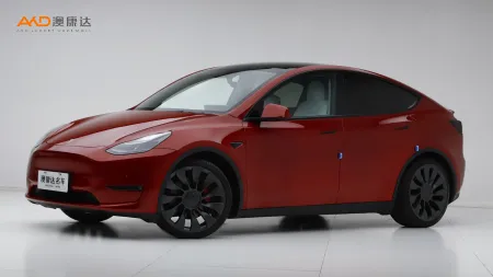 二手特斯拉Model Y Performance高性能全轮驱动